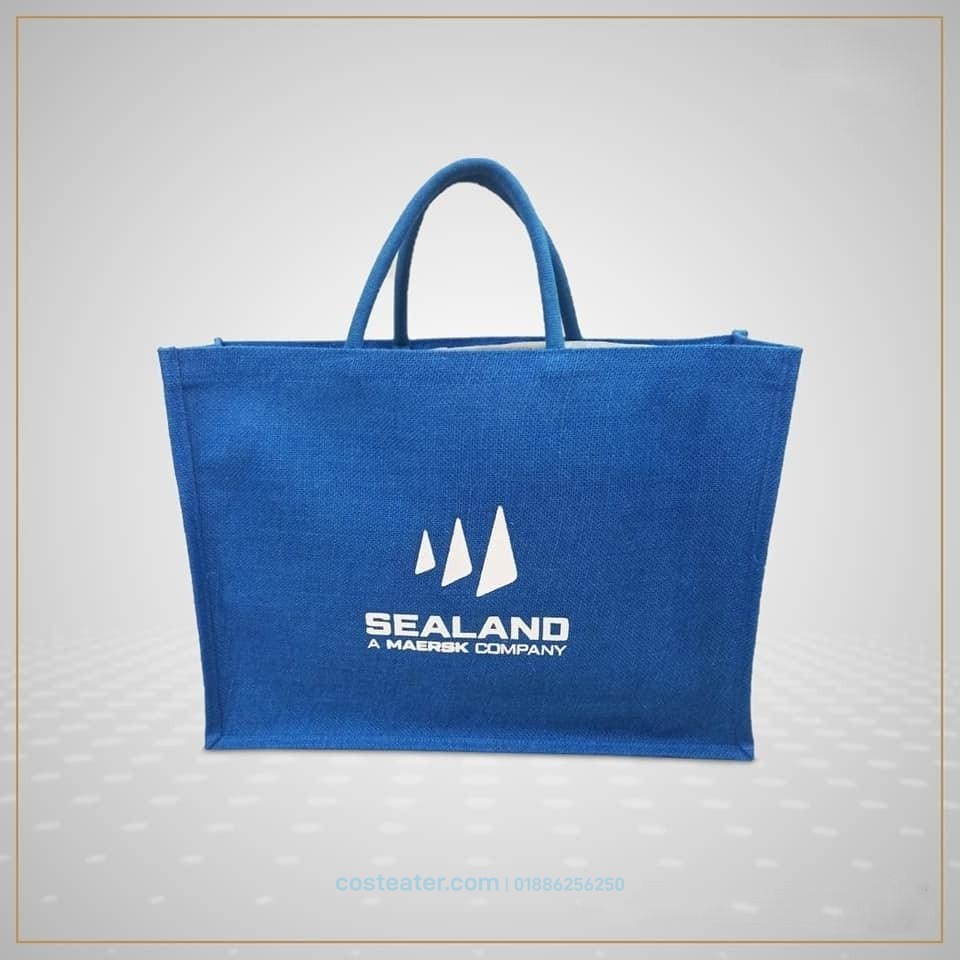 Custom Logo Print Jute Bag - EasyKart