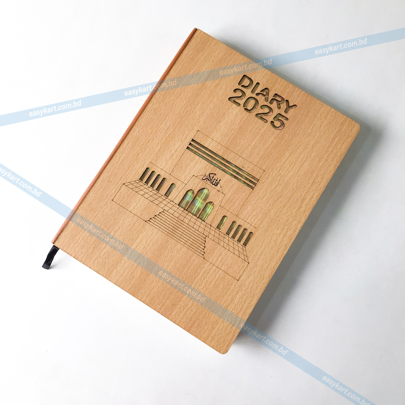Wooden Cover Diary – 200 Pages with Date-per-Page Layout Wooden Cover Diary – 200 Pages with Date-per-Page Layout