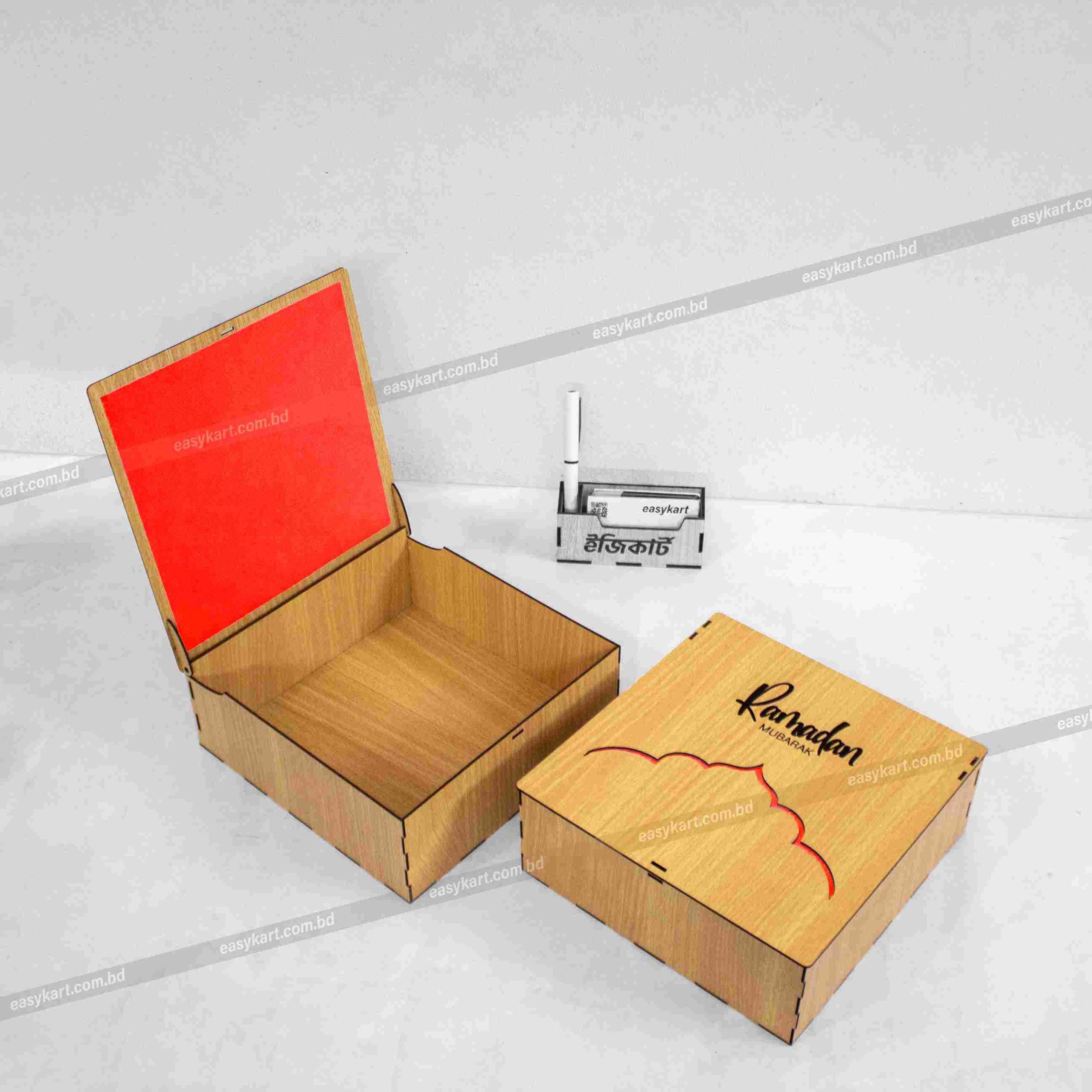 Premium Wooden Ramadan Gift Box – Custom Engraved Eid Gift Packaging premium wooden ramadan gift box – elegant & customizable