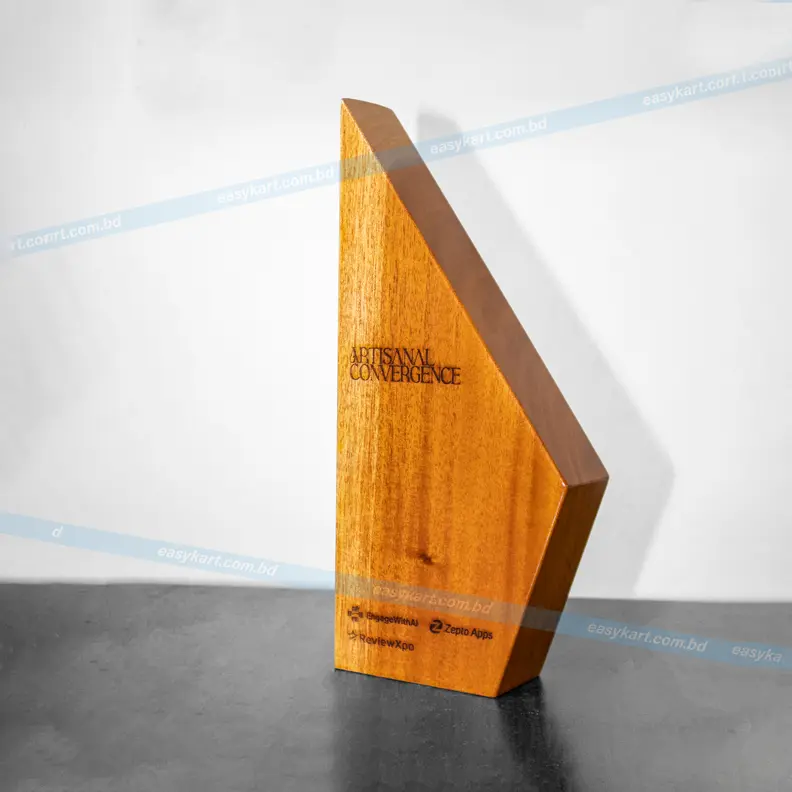 Premium Wooden Crest Trophy for Corporate Awards & Recognition Premium Wooden Crest Trophy for Corporate Awards & Recognition